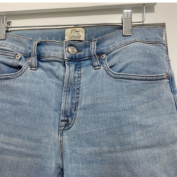 NWT JCrew 9” Rise Toothpick Denim - Picture 4 of 8